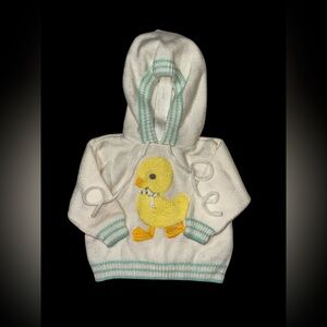 Vintage 90’s Duck Baby Hoodie Zippered Back